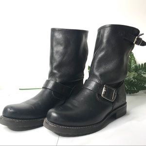Frye Veronica black leather boots Size 6.5